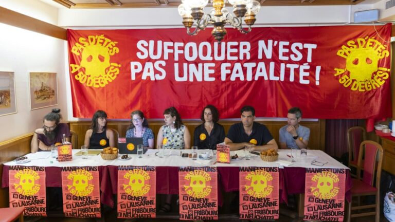 Mobilisation climatique à Genève et Lausanne : des milliers de manifestants dans les rues après un été de canicule
