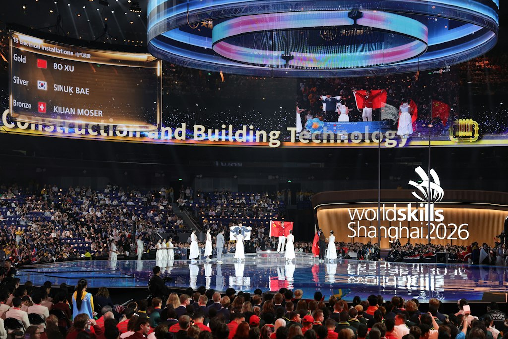 WorldSkills 2026 : la Suisse s'impose comme première nation européenne et troisième mondiale à Shanghai